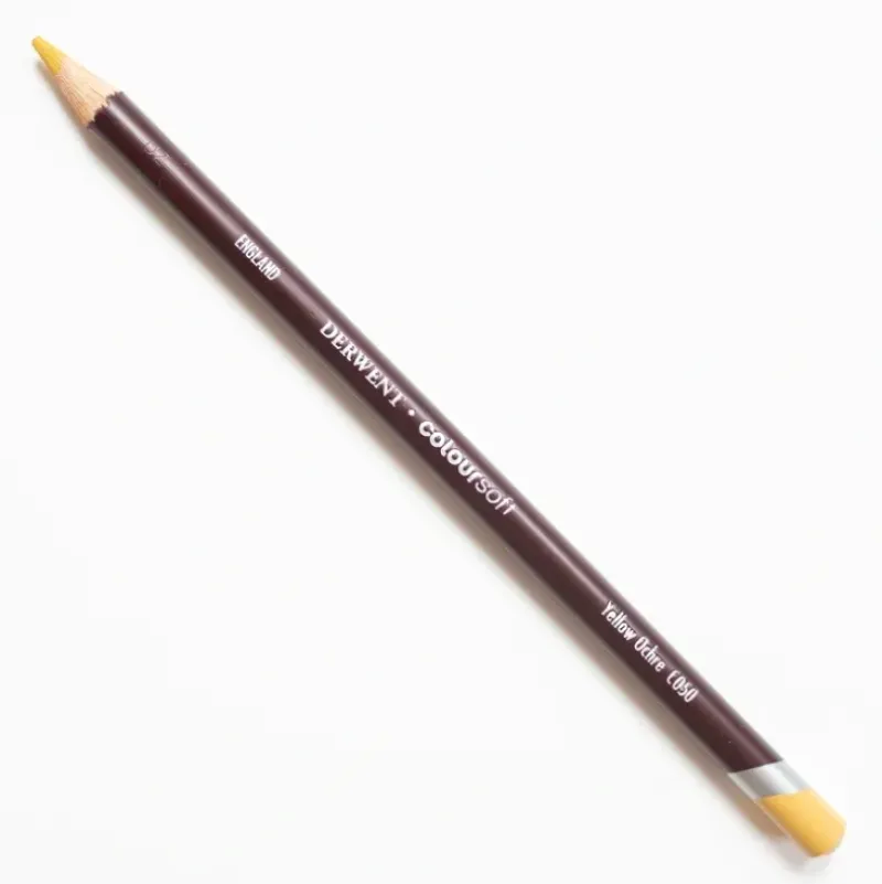 Derwent Coloursoft 050 Yellow Ochre - Little Painter Art | Exploring the Endless Possibilities of Art| Pigment