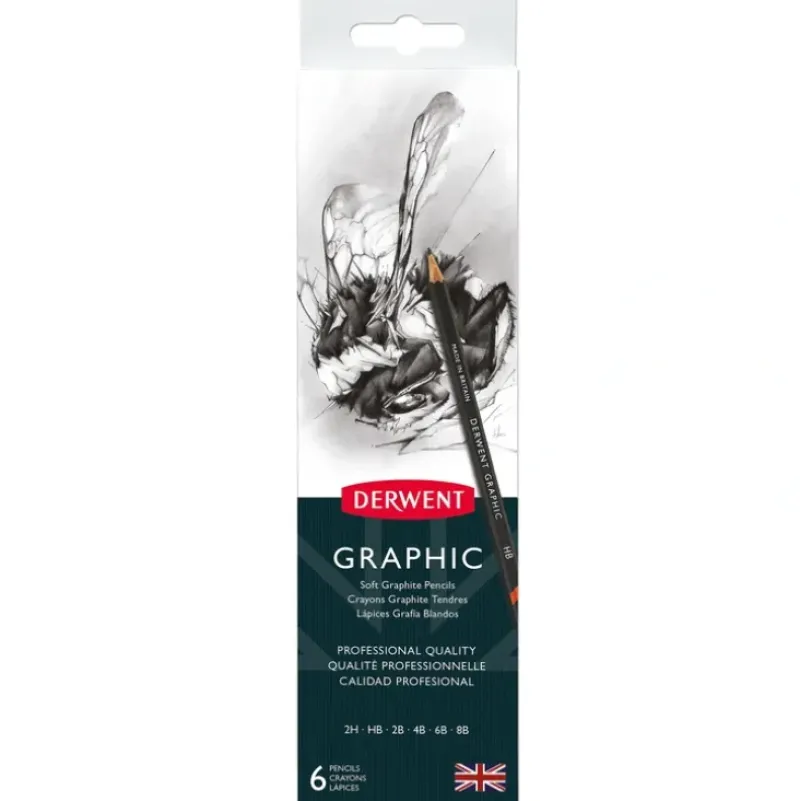 Derwent Graphic 6 Pencil Set - Little Painter Art | Exploring the Endless Possibilities of Art| Shop All