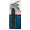 Derwent Graphic Soft Pencil 4pk - 6B, 4B, 2B, HB - Little Painter Art | Exploring the Endless Possibilities of Art| Shop All