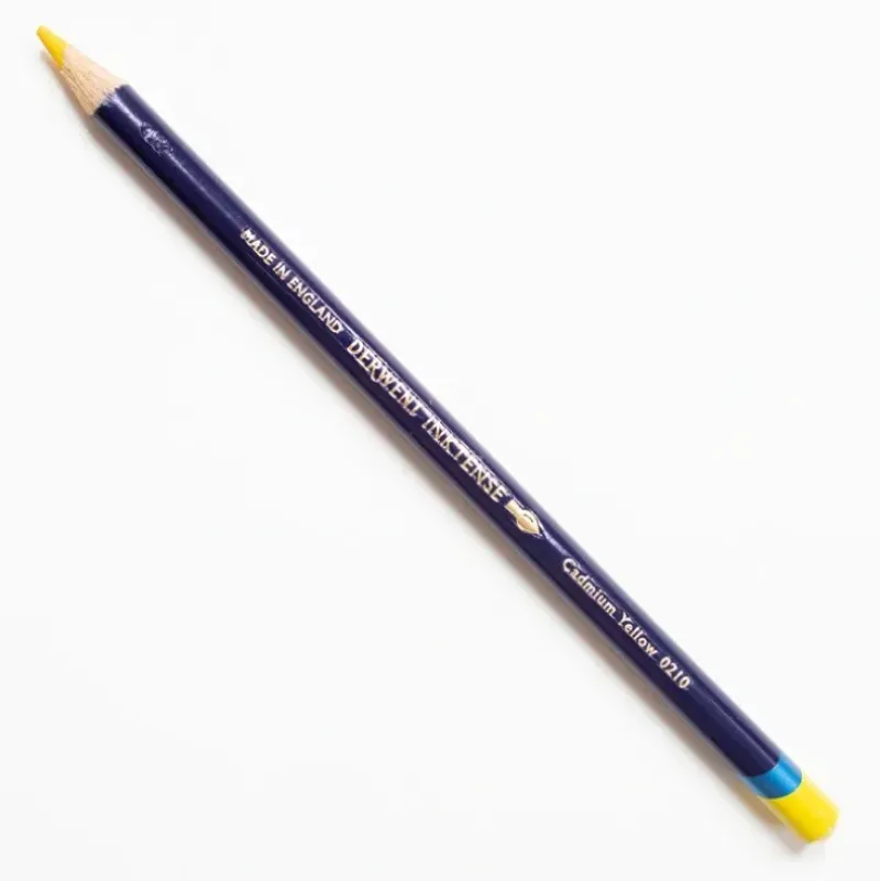 Derwent Inktense 0210 Cadmium Yellow - Little Painter Art | Exploring the Endless Possibilities of Art| Shop All