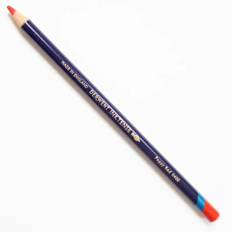 Derwent Inktense 0400 Poppy Red - Little Painter Art | Exploring the Endless Possibilities of Art| Shop All