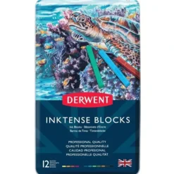 Derwent Inktense Blocks 12 Tin Set - Little Painter Art | Exploring the Endless Possibilities of Art| Shop All