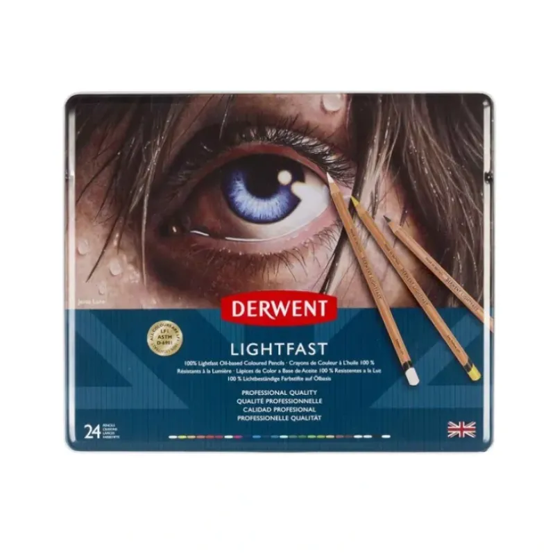 Derwent Lightfast Coloured Pencils - Set of 24 - Little Painter Art | Exploring the Endless Possibilities of Art| Shop All