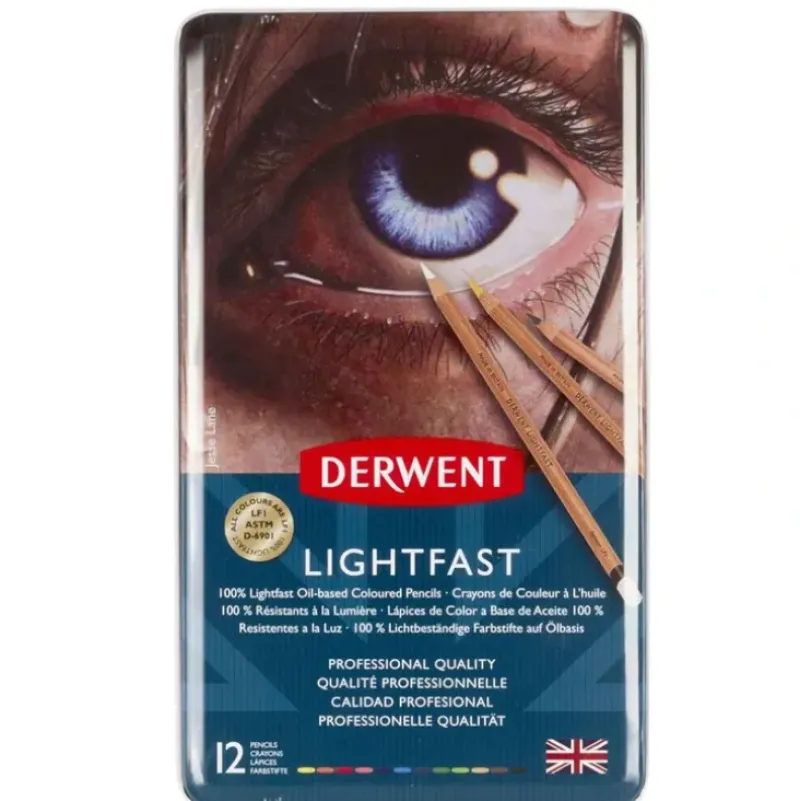 Derwent Lightfast Coloured Pencils - Set of 12 - Little Painter Art | Exploring the Endless Possibilities of Art| Shop All