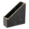 Design Ideas Marbella Magazine File Box - Black & Gold - Little Painter Art | Exploring the Endless Possibilities of Art| Shop All