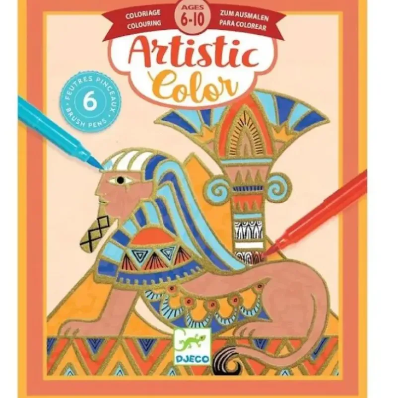 Djeco Artistic Color Felt Tip Egypt - Little Painter Art | Exploring the Endless Possibilities of Art| Shop All