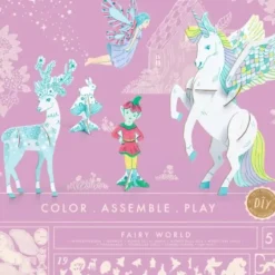 Djeco Colour & Assemble - Fairy World - Little Painter Art | Exploring the Endless Possibilities of Art| Shop All