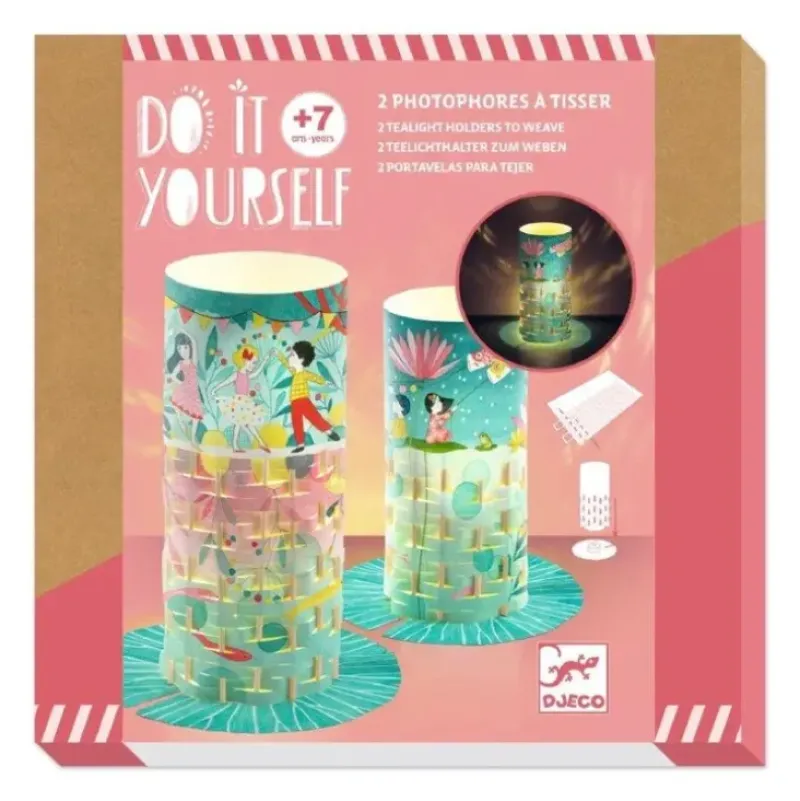 Djeco DIY Lantern Kit - Fireflies Dance - Little Painter Art | Exploring the Endless Possibilities of Art| Shop All