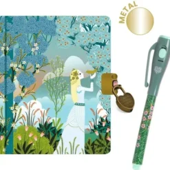 Djeco Little Secret Locking Diary with Magic Marker - Charlotte - Little Painter Art | Exploring the Endless Possibilities of Art| Shop All