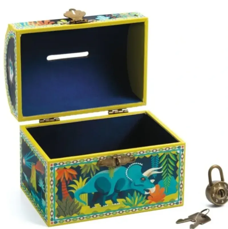 Djeco Locking Money Box - Dinosaur - Little Painter Art | Exploring the Endless Possibilities of Art| Shop All