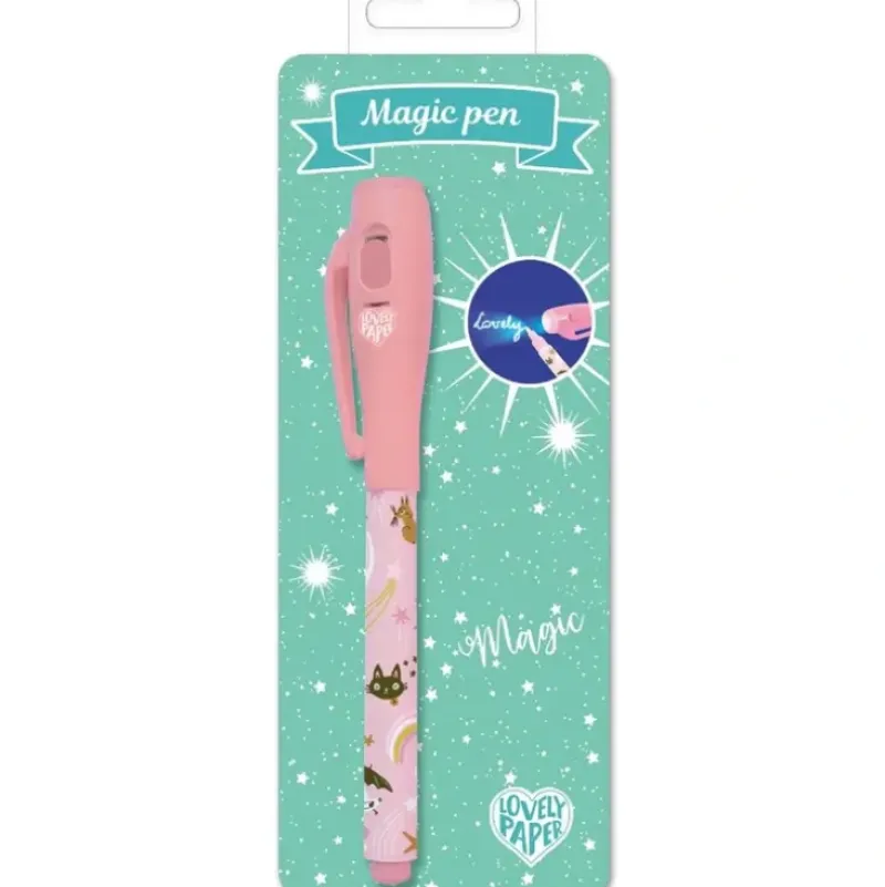 Djeco Lovely Paper Invisible Ink Magic Pen - Cats - Little Painter Art | Exploring the Endless Possibilities of Art| Hot