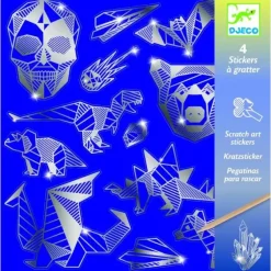Djeco Metallic Scratch Art Kit - Little Painter Art | Exploring the Endless Possibilities of Art| Shop All