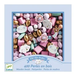 Djeco Oh! Les Perles Wooden Bead Kit - Rainbow - Little Painter Art | Exploring the Endless Possibilities of Art| Shop All