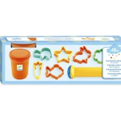 Djeco Play Dough Cutters & Rolling Pin Set - Little Painter Art | Exploring the Endless Possibilities of Art| Shop All