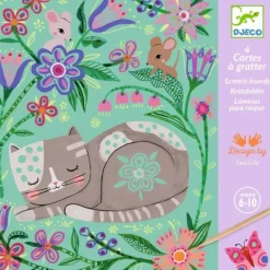 Djeco Scratch Art Kit - Encounters - Little Painter Art | Exploring the Endless Possibilities of Art| Shop All