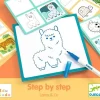 Djeco Step-by-Step Dry Erase Kit - Lama & Co - Little Painter Art | Exploring the Endless Possibilities of Art| Shop All