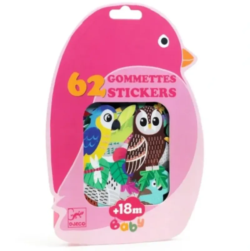 Djeco Sticker Set - Birds - Little Painter Art | Exploring the Endless Possibilities of Art| Shop All