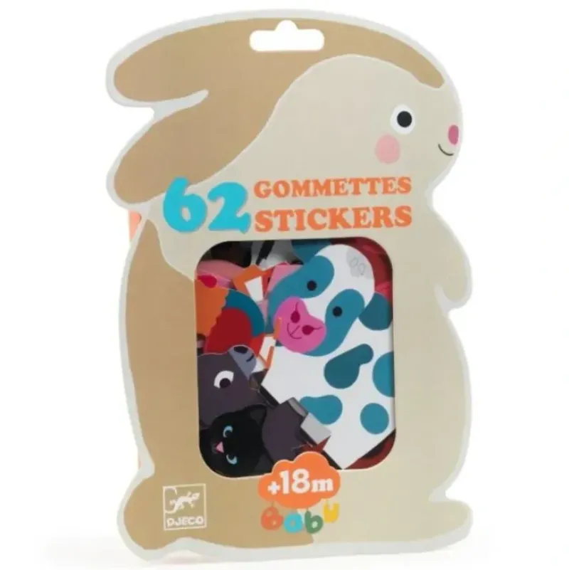 Djeco Sticker Set - Farm Animals - Little Painter Art | Exploring the Endless Possibilities of Art| Shop All