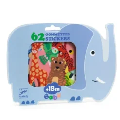 Djeco Sticker Set - Safari Animals - Little Painter Art | Exploring the Endless Possibilities of Art| Shop All