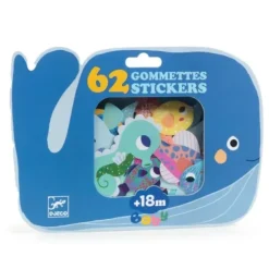 Djeco Sticker Set - Sea Animals - Little Painter Art | Exploring the Endless Possibilities of Art| Shop All