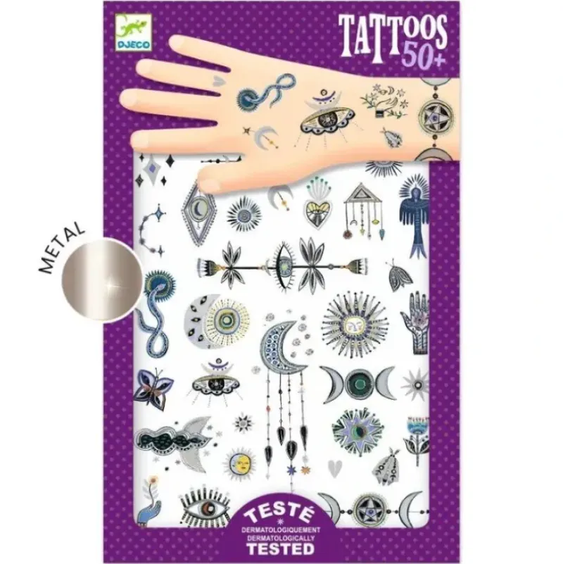 Djeco Temporary Tattoos - Wicca - Little Painter Art | Exploring the Endless Possibilities of Art| Shop All