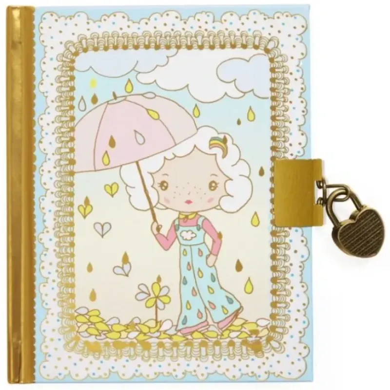 Djeco Tinyly Locked Diary - Prunelle Secret Notebook - Little Painter Art | Exploring the Endless Possibilities of Art| Hot