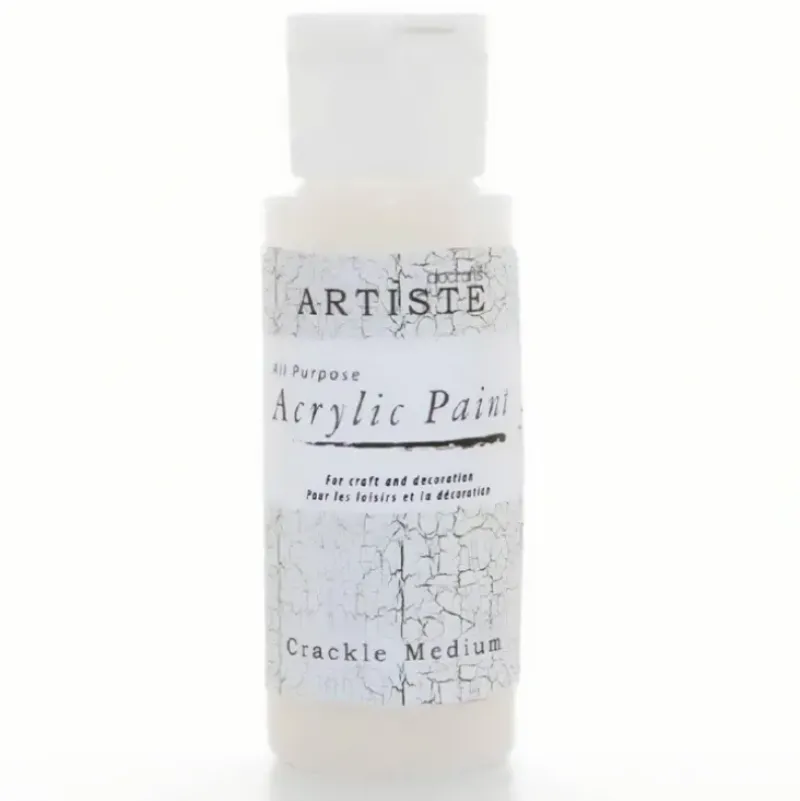 Docrafts Artiste Medium (2oz) - Crackle Medium - Little Painter Art | Exploring the Endless Possibilities of Art| Canvas