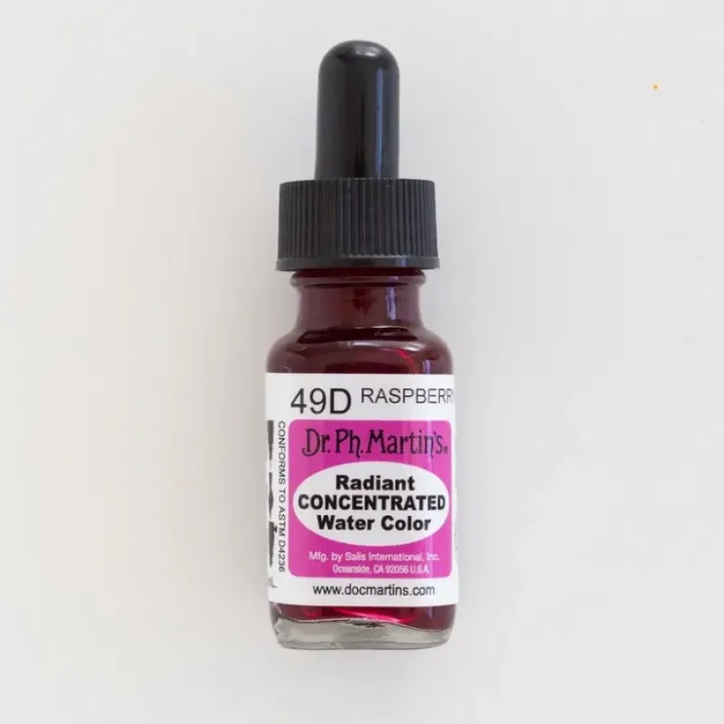 Brush^Dr. Ph. Martins Radiant Concentrated 49D Raspberry - Little Painter Art | Exploring the Endless Possibilities of Art