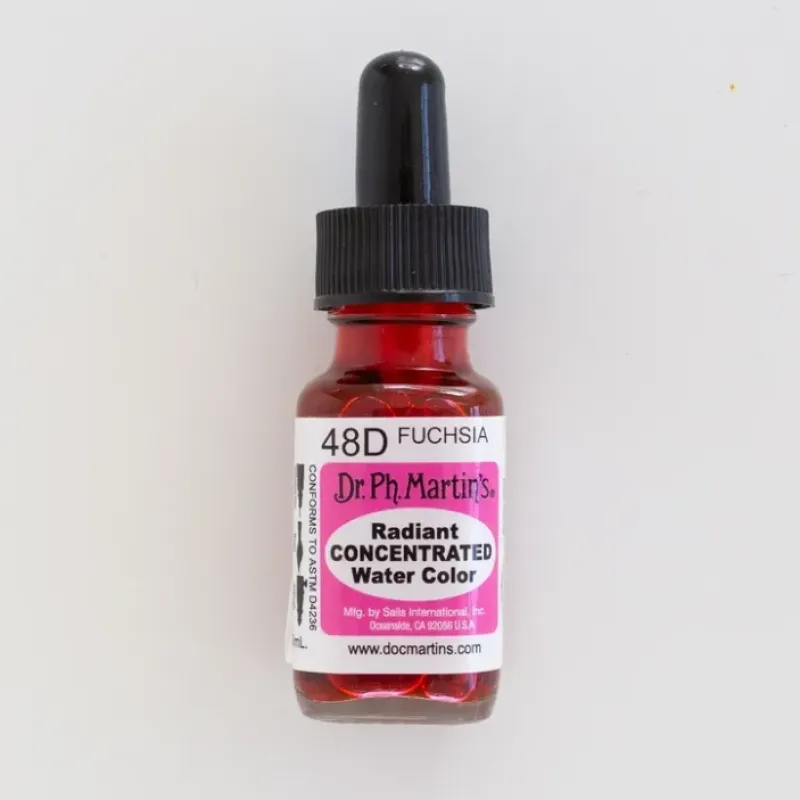 Brush^Dr. Ph. Martins Radiant Concentrated 48D Fuchsia - Little Painter Art | Exploring the Endless Possibilities of Art