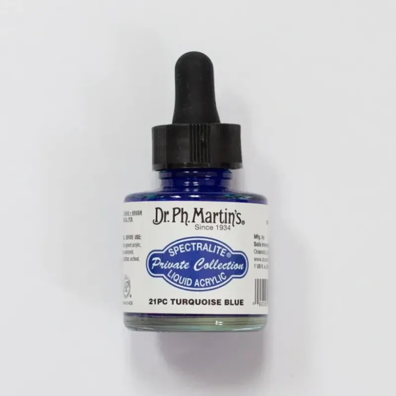 Canvas^Dr. Ph. Martins Spectralite 21PC Turquoise Blue - Little Painter Art | Exploring the Endless Possibilities of Art