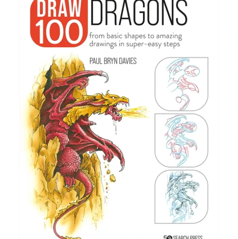 Draw 100: Dragons - P.B. Davies - Little Painter Art | Exploring the Endless Possibilities of Art| Shop All