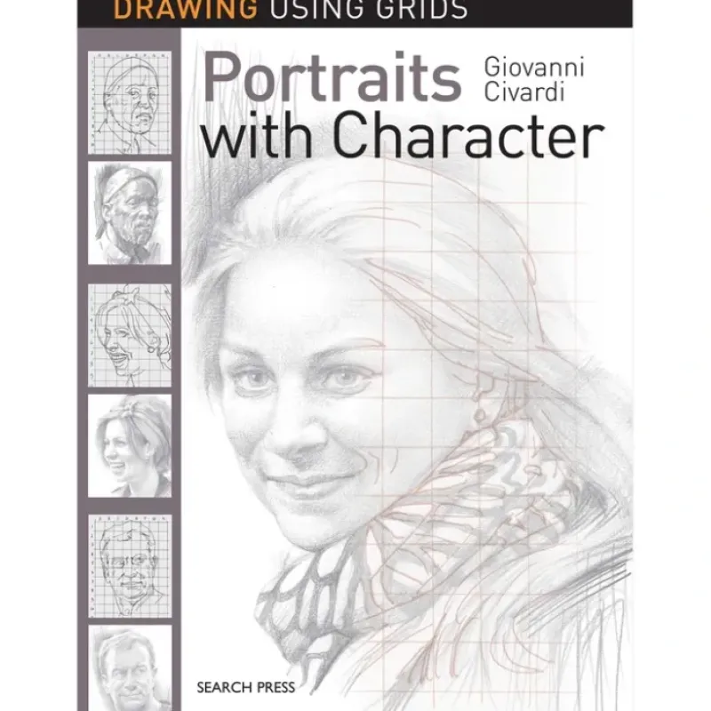 Shop All^Drawing Using Grids: Portraits with Character - G. Civardi - Little Painter Art | Exploring the Endless Possibilities of Art