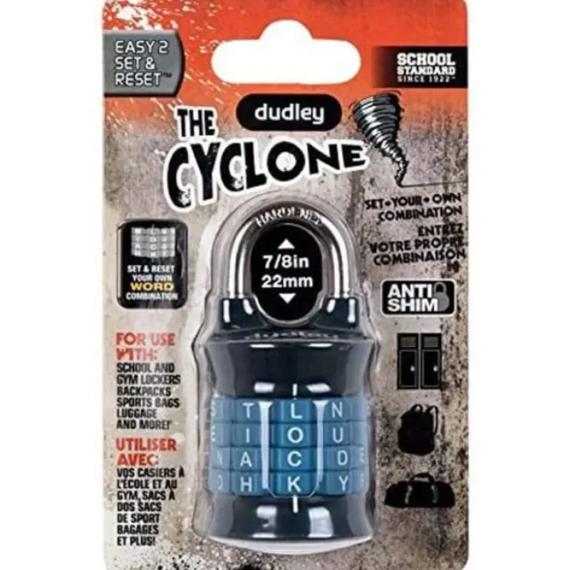 Shop All^Dudley Cyclone Combination Lock - Assorted Colours - Little Painter Art | Exploring the Endless Possibilities of Art