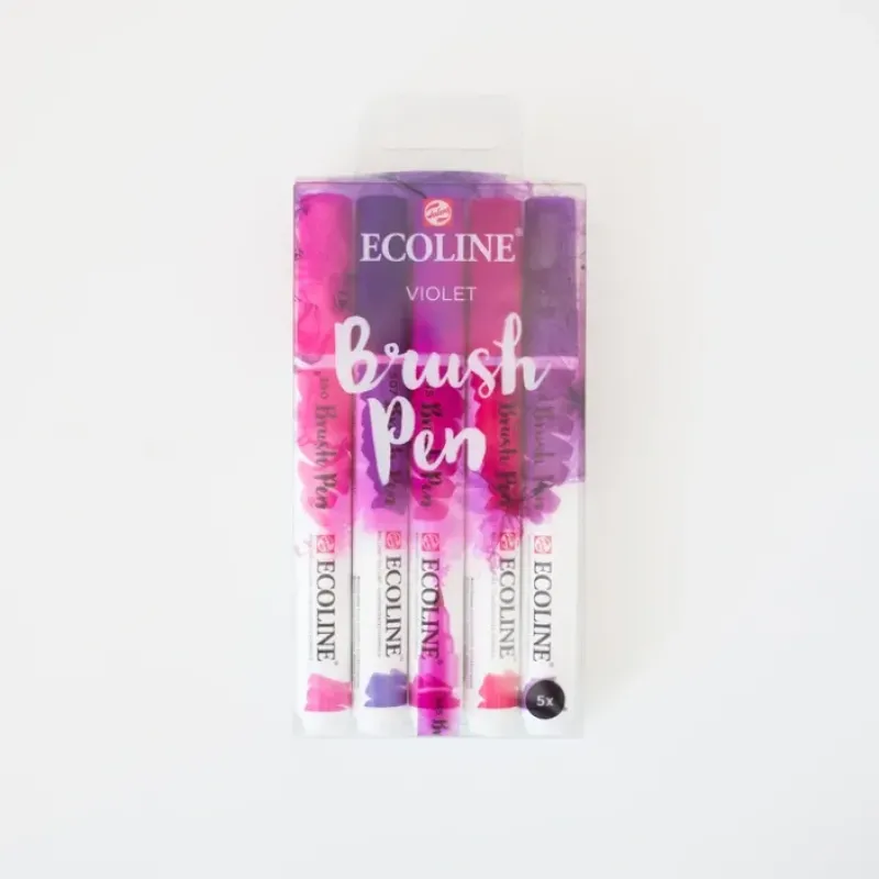 Brush^Ecoline brushpen set Violet - Little Painter Art | Exploring the Endless Possibilities of Art