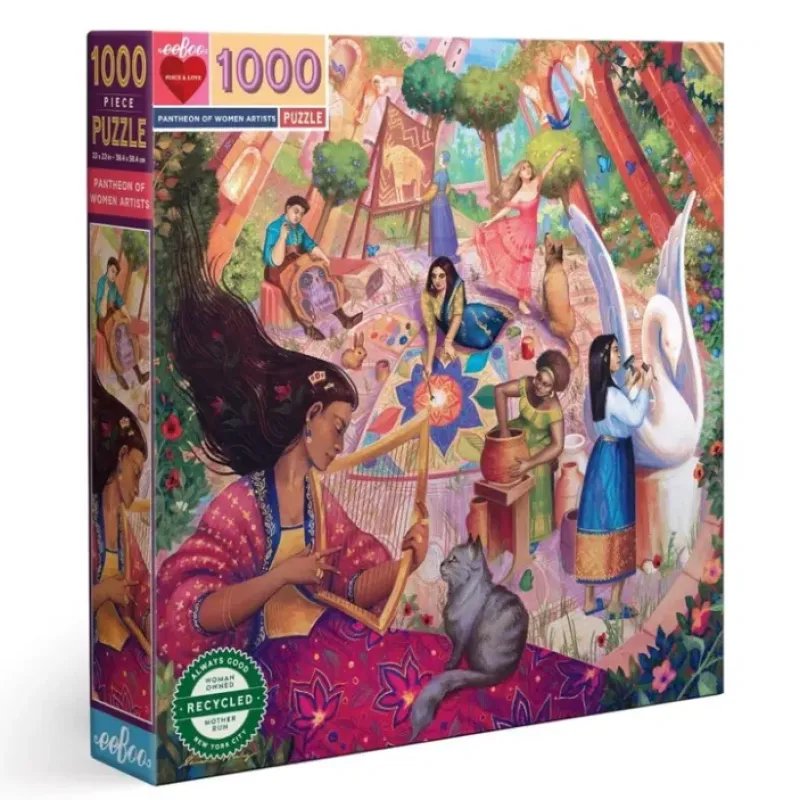 Shop All^eeBoo 1000pc Puzzle - Pantheon of Women Artists - Little Painter Art | Exploring the Endless Possibilities of Art