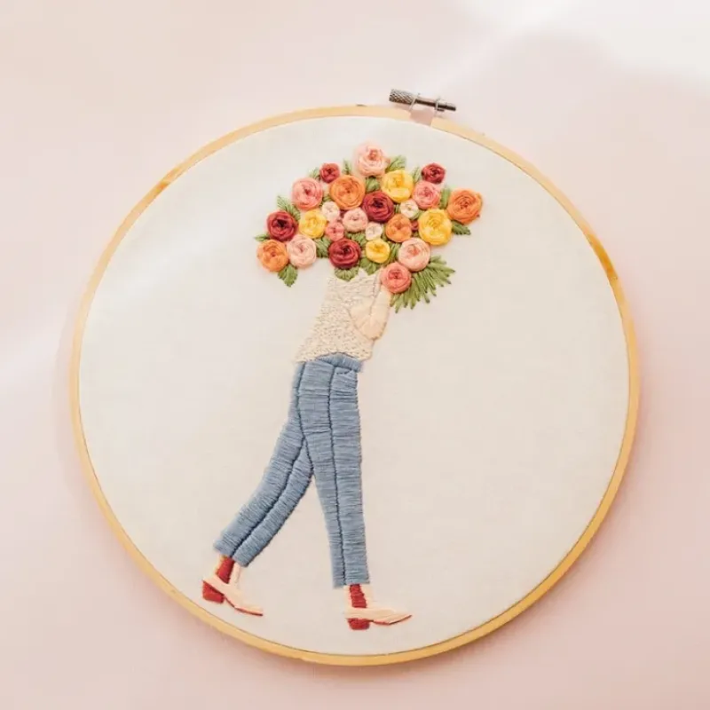 Shop All^Embroidery Kit 'Flower Girl' - Little Painter Art | Exploring the Endless Possibilities of Art