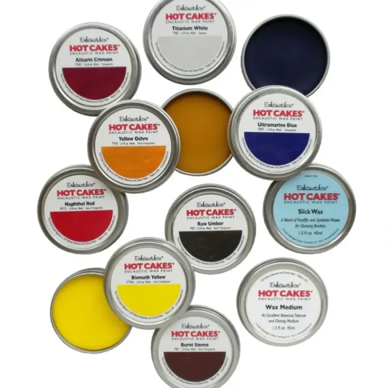 Hot^Enkaustikos Hot Cake 1.5oz Encaustic Wax Paint Tins - Little Painter Art | Exploring the Endless Possibilities of Art