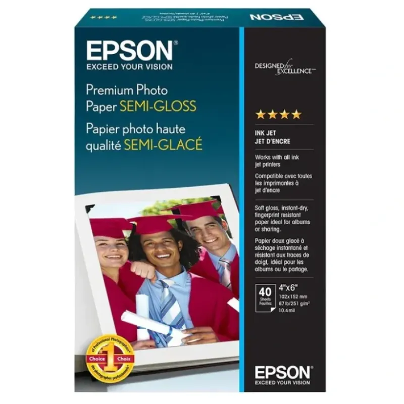 Shop All^Epson Premium Photo Paper 4"x6" Semigloss (40 sheets) - Little Painter Art | Exploring the Endless Possibilities of Art
