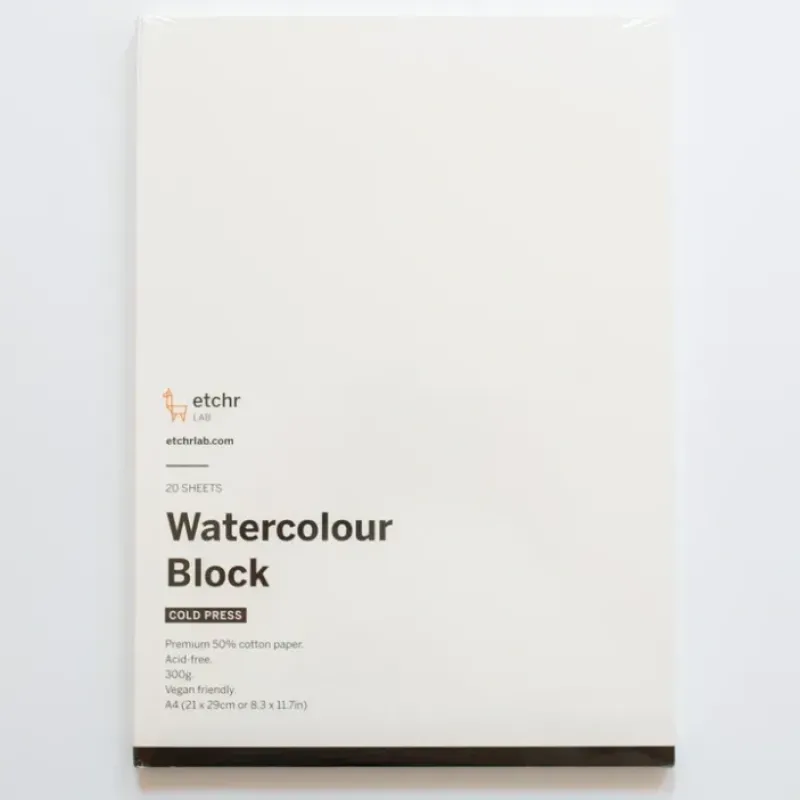 Shop All^Etchr A4 Paper Block 50% Cotton - Little Painter Art | Exploring the Endless Possibilities of Art