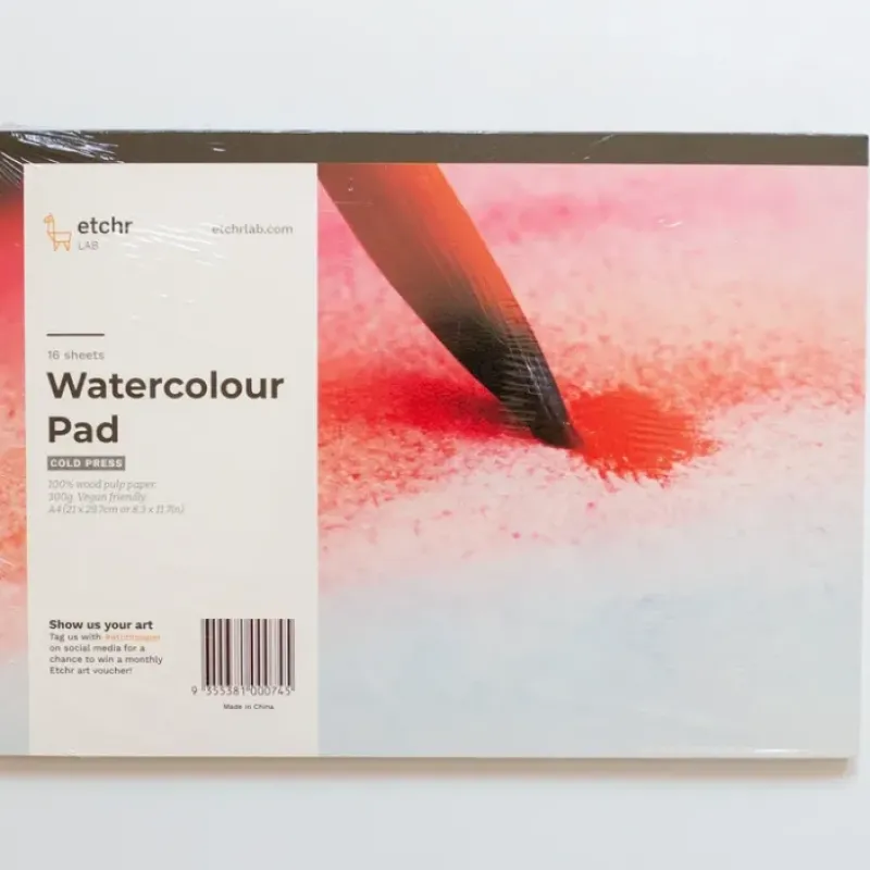 Shop All^Etchr A4 Paper Block Wood Pulp (Cold Press) - Little Painter Art | Exploring the Endless Possibilities of Art