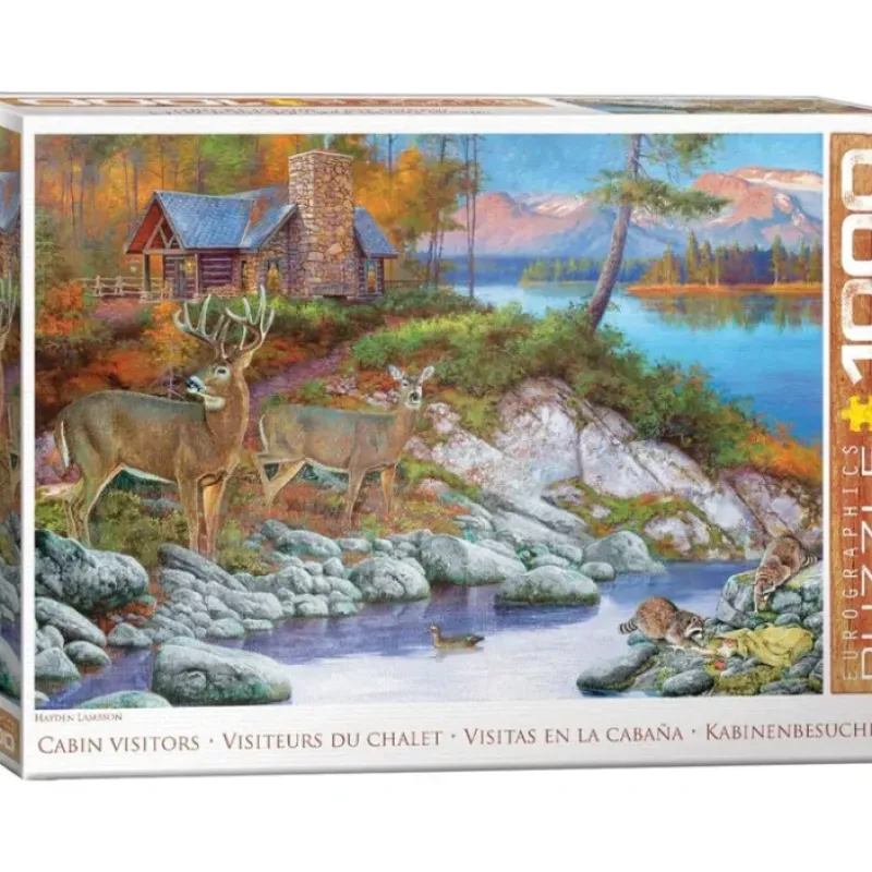 Shop All^Eurographics 1000pc Puzzle - Cabin Visitors - Little Painter Art | Exploring the Endless Possibilities of Art