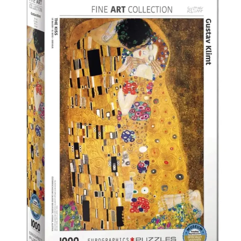 Shop All^Eurographics 1000pc Puzzle - Gustav Klimt: The Kiss - Little Painter Art | Exploring the Endless Possibilities of Art