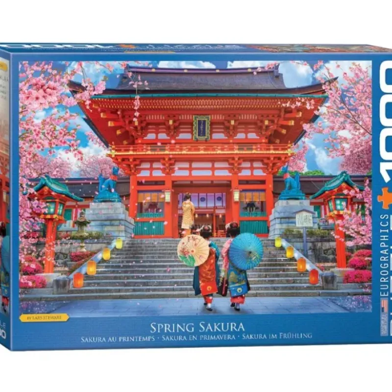 Shop All^Eurographics 1000pc Puzzle - Spring Sakura - Little Painter Art | Exploring the Endless Possibilities of Art