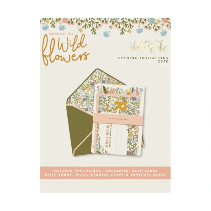 Shop All^Evening Invitations - Amongst The Wildflowers - 25pk - Violet Studios - Little Painter Art | Exploring the Endless Possibilities of Art