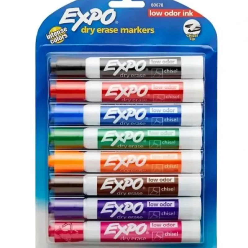 Shop All^Expo Dry Erase Marker Set, Chisel Tip 8pk - Little Painter Art | Exploring the Endless Possibilities of Art