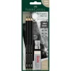 Shop All^Faber-Castell Pitt Graphite Matt Pencil Set - Ultra Black 10B, 12B, 14B and Accessories - Little Painter Art | Exploring the Endless Possibilities of Art