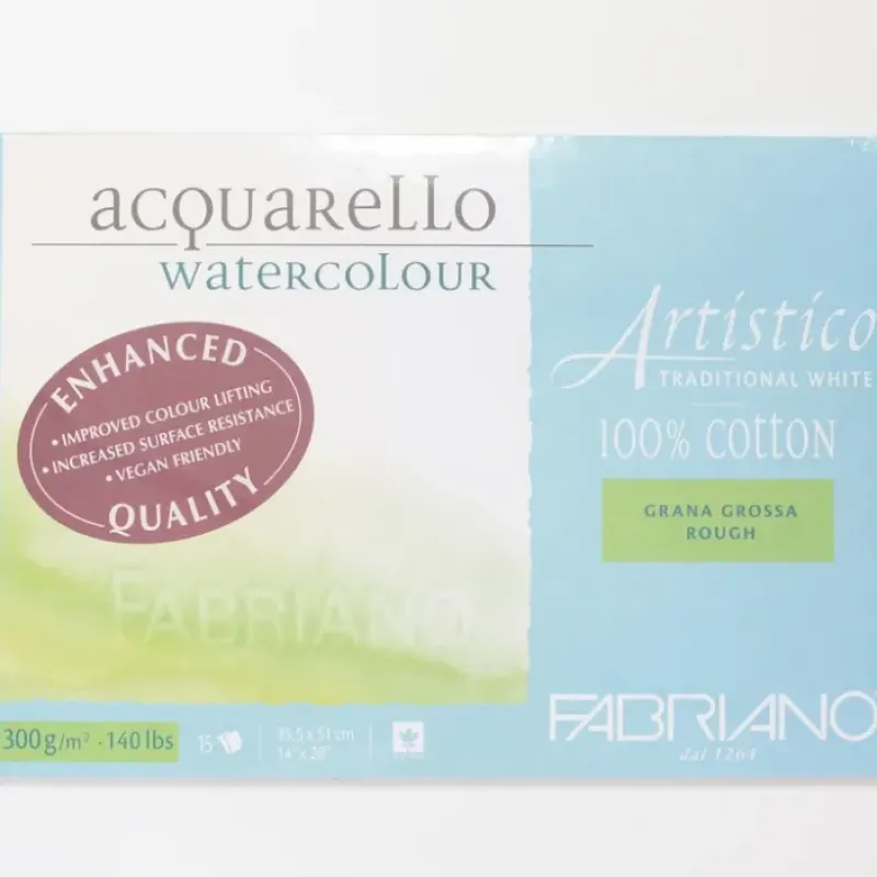 Shop All^Fabriano Artistico Traditional White 300gr 15 vellen 35,5x51cm Rough - Little Painter Art | Exploring the Endless Possibilities of Art