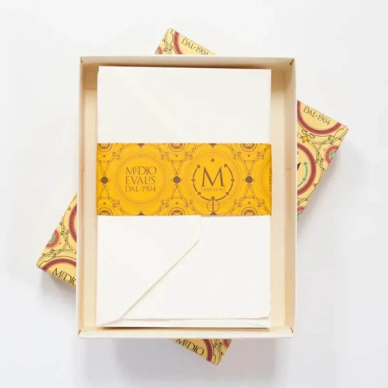 Shop All^Fabriano Medioevalis kartonnnen doos 20 enveloppen & 20 kaarten 260gr/m 11,5x17cm - Little Painter Art | Exploring the Endless Possibilities of Art