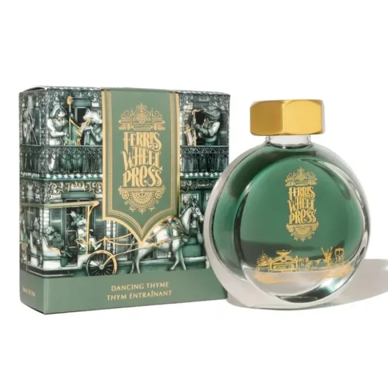Hot^Ferris Wheel Press Bottled Ink - 38ml Dancing Thyme - Little Painter Art | Exploring the Endless Possibilities of Art