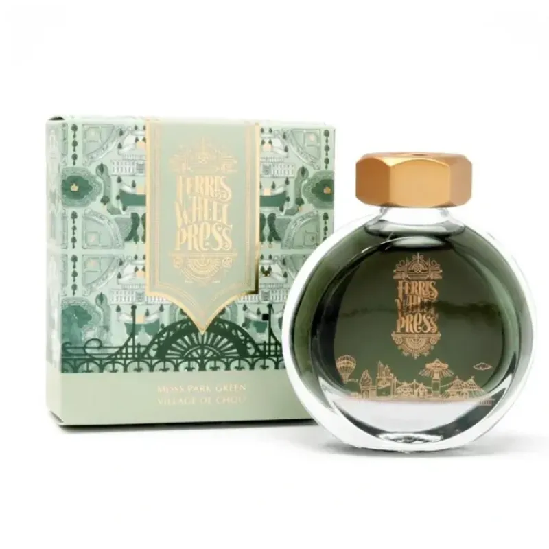 Shop All^Ferris Wheel Press Bottled Ink - 38ml Moss Park Green - Little Painter Art | Exploring the Endless Possibilities of Art